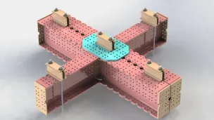 Steel Structural Reaction Frames