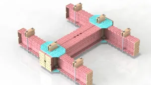 Modular Steel Structural Reaction Frames for Testing