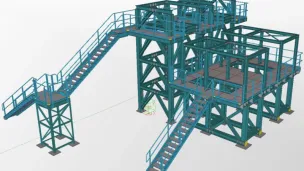 Support Towers and Access Platform