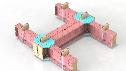 Modular Steel Structural Reaction Frames for Testing